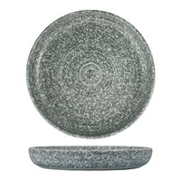 Тарелка с бортом  с покрытием 23,5*3,1см, Glossy Stone Untouched Taiga, P.L. Proff Cuisine 33458