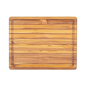 Доска для подачи, обработанная минеральным маслом 35*27*2,5 см, тик, P.L. Proff Cuisine 4304
