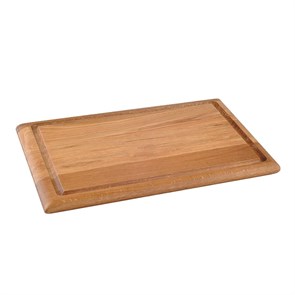 Доска для подачи, обработанная минеральным маслом 40*30*2 см, дуб, P.L. Proff Cuisine 4308