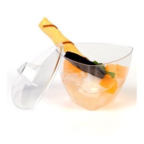 Фуршетный пластик с крышкой, 170 мл, 8.2*8.2*7.7 см, 12 шт/уп, P.L. Proff Cuisine 4347