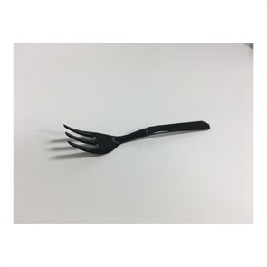 Вилка фуршетная пластик, черная, 9,6 см, 50 шт/уп, P.L. Proff Cuisine 4355