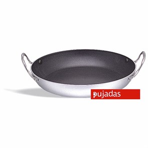 Сковорода для паэльи с двумя ручками d 20 см, h 4 см, алюминий с антипригарным покрытием, Pujadas 4559