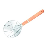 Шумовка сетчатая с деревянной ручкой d 20 см, l 49 см, P.L. Proff Cuisine 41087