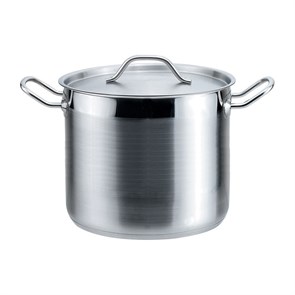 Кастрюля EcoLine с крышкой 16 л, d 30 см, h 23 см,  сталь 18/0, P.L. Proff Cuisine 4694