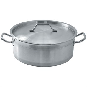 Кастрюля Eco Line низкая с крышкой 600 мл, 12*5 см, сталь, P.L. Proff Cuisine 4695