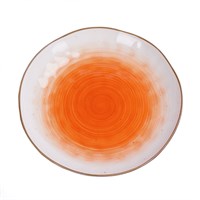 Салатник d=21,5*3,8 см,400 мл, фарфор,оранжевый цвет "The Sun" P.L. 23633