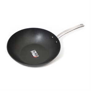 Сковорода Вок 30*7,5 см, чугун, P.L. - Proff Chef Line 4763