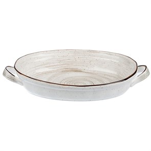 Блюдо с ручками White Fusion 2,2 л, 23*30,5 см, P.L. Proff Cuisine 995