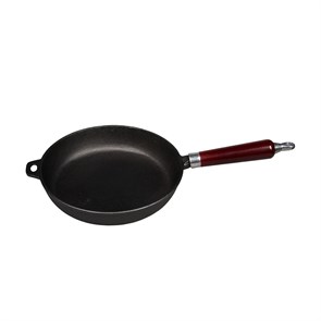 Сковорода с деревянной ручкой, 24 см, чугун, P.L. Proff Cuisine 4780