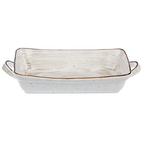 Блюдо с ручками White Fusion 1,95 л, 19,5*30 см, P.L. Proff Cuisine 996