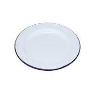 Тарелка эмалированная d=24 см, "Blue Rim"  P.L. 40723