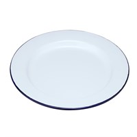 Тарелка эмалированная d=25.7 см, "Blue Rim"  P.L. 40724