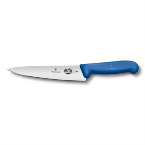 Универсальный нож Victorinox Fibrox 25 см, ручка фиброкс синяя 4970