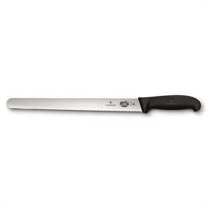 Нож Victorinox Fibrox для нарезки с волнистым лезвием 36 см, ручка фиброкс 4982