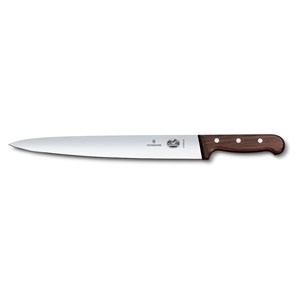 Нож для нарезки ломтиками Victorinox Rosewood 30 см, ручка розовое дерево 5030