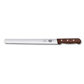 Нож для нарезки ломтиками Victorinox Rosewood 30 см, ручка розовое дерево 5037
