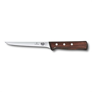Нож обвалочный Victorinox Rosewood 15 см, ручка розовое дерево 5043