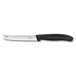 Нож Victorinox для мягких сыров 11 см, волнистое лезвие 5102
