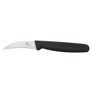 Нож PRO-Line для чистки овощей Коготь 7 см, пластиковая черная ручка, P.L. Proff Cuisine 5158