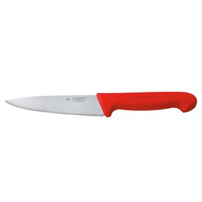 Нож PRO-Line поварской 16 см, красная пластиковая ручка, P.L. Proff Cuisine 5160