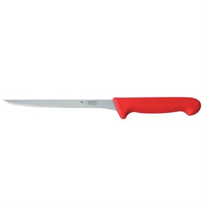 Нож PRO-Line филейный, красная пластиковая ручка, 20 см, P.L. Proff Cuisine 5202