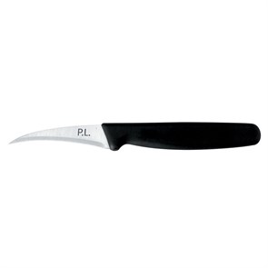 Нож PRO-Line для карвинга 7 см, черная пластиковая ручка, P.L. Proff Cuisine 5208