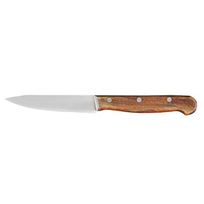 Нож для чистки овощей и фруктов 10 см, деревянная ручка, P.L. Proff Cuisine 5223