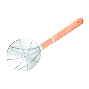 Шумовка сетчатая с деревянной ручкой d 22.5 см, l 50 см,  P.L. Proff Cuisine 5470