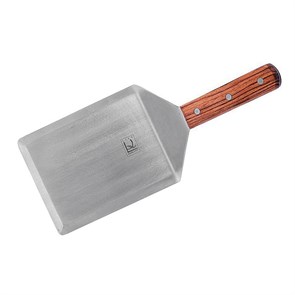 Лопатка металлическая с деревянной ручкой, w 13 см, l 15 см, P.L. - Proff Chef Line 5582