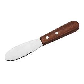 Лопатка металлическая 96*33 мм, с деревянной ручкой, P.L. Proff Cuisine 5592