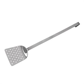 Лопатка с длинной ручкой перфорированная 45 см, металл, P.L. Proff Cuisine 5605