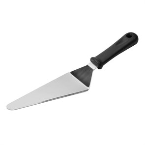 Лопатка для торта 16 см, черная пластиковая ручка, P.L. Proff Cuisine 5610