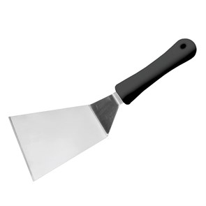 Лопатка-скребок 12 см, черная пластиковая ручка, P.L. Proff Cuisine 5613