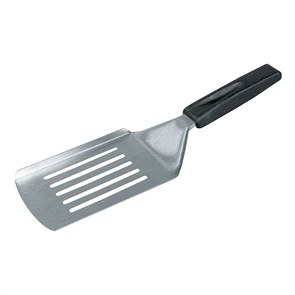 Лопатка перфорированная с бортом 20*10 см, металл с пластиковой ручкой, P.L. Proff Cuisine 5616