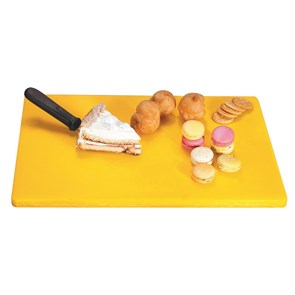 Доска разделочная, 50*35*1,8 см, желтая, пластик, P.L. Proff Cuisine 5649