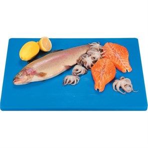Доска разделочная синяя, 60*40*1,8 см, пластик, P.L. Proff Cuisine 5654