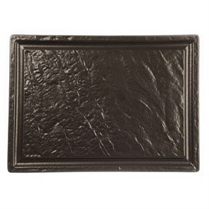 Блюдо для стейка  Black Raw Stellar 42*28*1,6 см, P.L. Proff Cuisine 1095