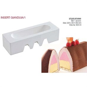 Форма кондитерская Silikomart INSERT GIANDUIA/1 22,5*6 см, h 6,9 см, силикон, Италия 5888