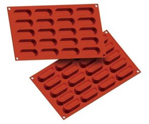Форма силиконовая P.L. Proff Cuisine "Савоярди" 20 ячеек 60*25 мм, h 23 мм (30*17,5 см) 6029