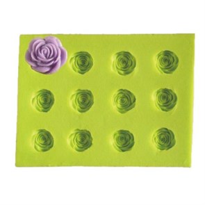 Силиконовая форма P.L. Proff Cuisine "Розы" 8*6 см (1,0 см) 6052