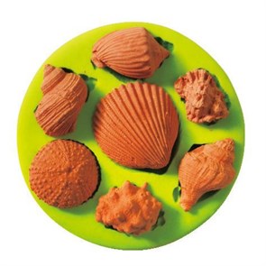 Силиконовая форма P.L. Proff Cuisine "Ракушки" 8,5*2см 6056