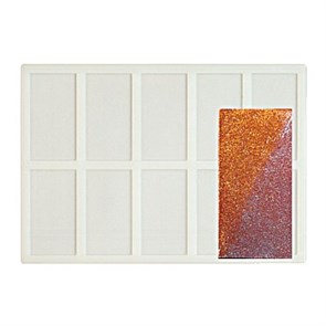 Силиконовая форма "Прямоугольник" 10 ячеек 65*35 мм, P.L. Proff Cuisine 6065