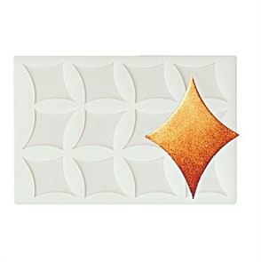 Силиконовая форма "Ромб" 12 ячеек 50*40 мм, P.L. Proff Cuisine 6067