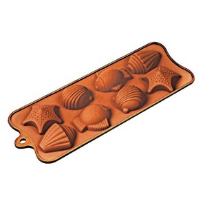 Форма силиконовая для конфет 8 ячеек 30*17 мм, P.L. Proff Cuisine 6072