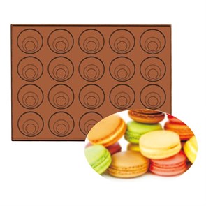 Лист силиконовый P.L. Proff Cuisine для миндального печенья 40*34 см 6082