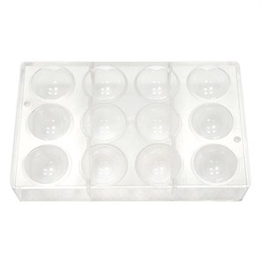Форма для шоколада "Полусфера", 15 ячеек 32*16 мм, поликарбонат, P.L. Proff Cuisine 6101