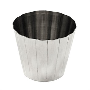 Форма для запекания, рифленый край, d 6 см, h 6,5 см, нержавейка, P.L. Proff Cuisine 6205