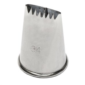 Насадка для кондитерского мешка "Зубчатая лента" h 5 см, d 3,5 см, P.L. Proff Cuisine 6360