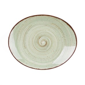 Тарелка Fusion Blue Lake 24,5*20*3,5 см, P.L. Proff Cuisine 1152