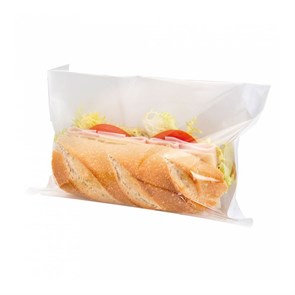Пакет бумажный с окном для еды, 24*19/17 см, 500 шт/уп, Garcia de PouИспания 6780